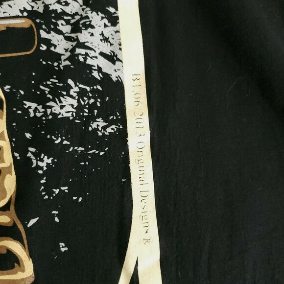 Bruce Lee Shirt Large Black Legend Dragon Black Timber - Picture 4 of 10